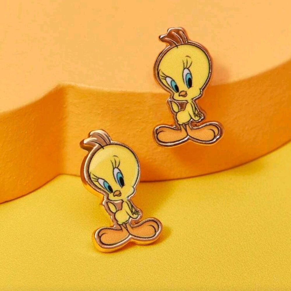 Looney Toons Tweety Bird Earrings